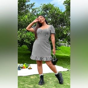 SHEIN VCAY Gingham dress